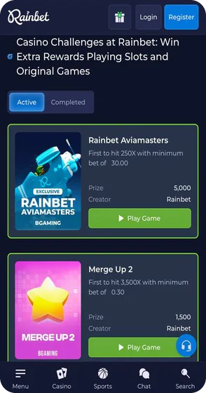 Casino challengers