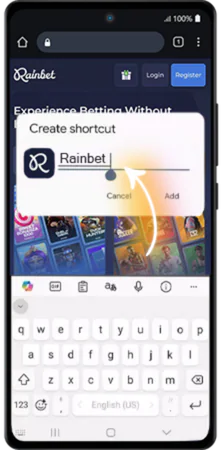 Confirm shortcut installation on Android