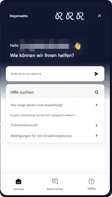 Rainbet Live-Support