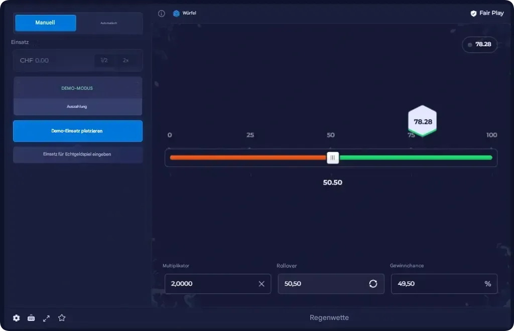 Rainbet Dice
