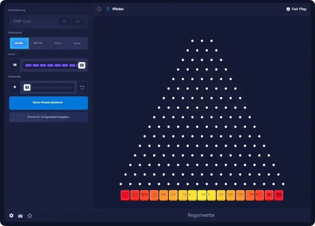 Rainbet Plinko