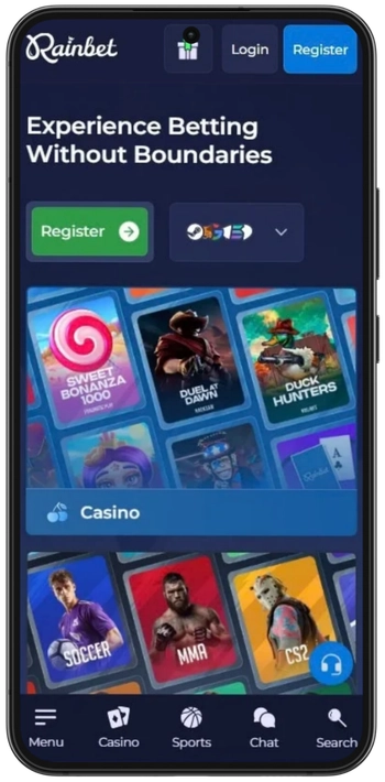 Rainbet Plinko official website homepage